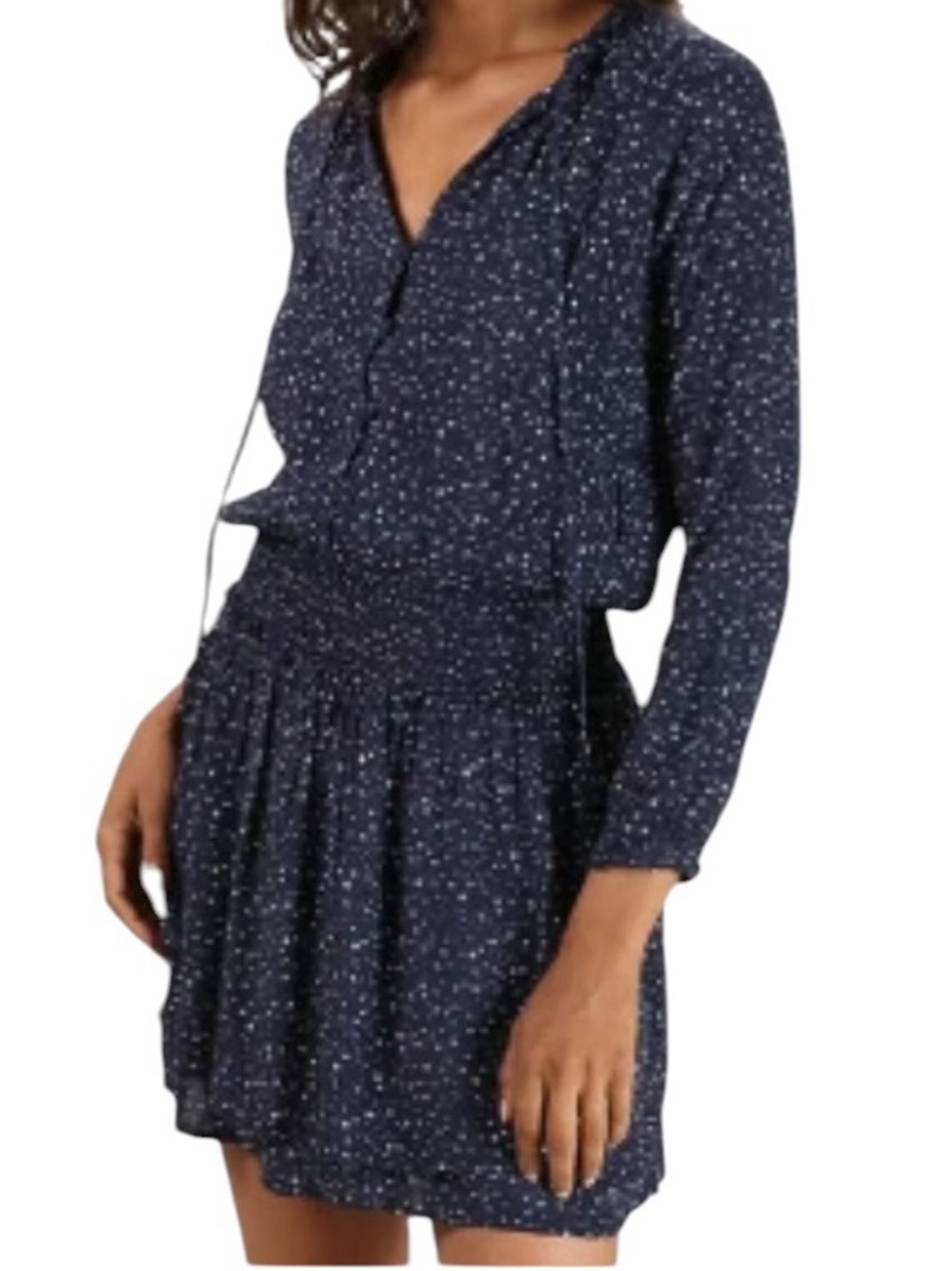 Rails Jasmine Star Print Dress in the "Navy Nova" colorway